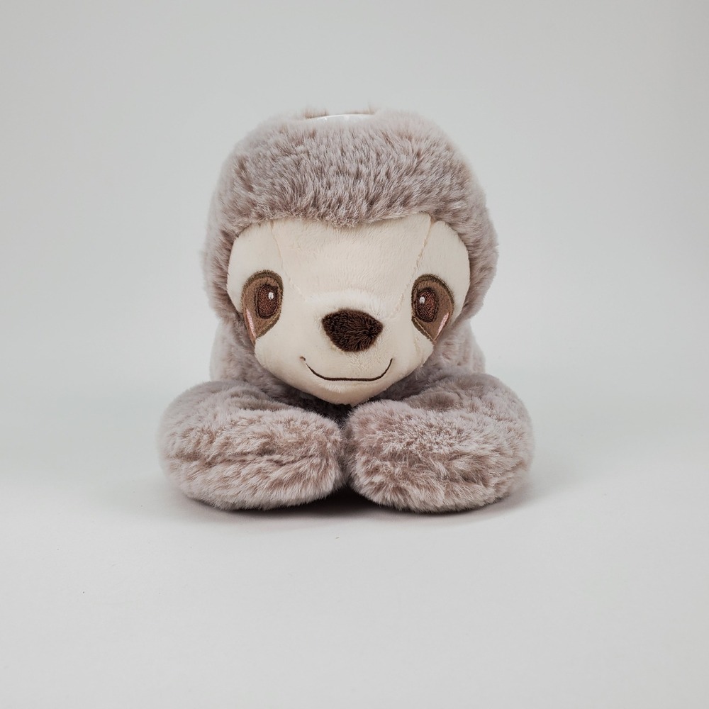 Douglas Baby Sloth Plush Stuffed Animal Light Projector Musical Taupe Brown 11in